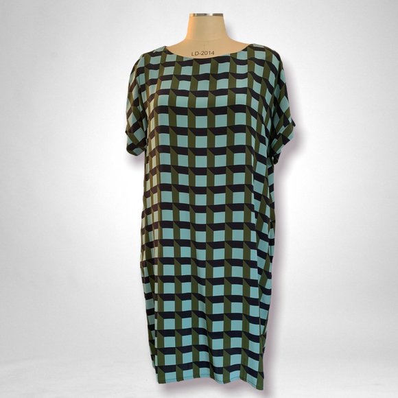 Altea Silk Shift Dress, Size 6 - Picture 1 of 4